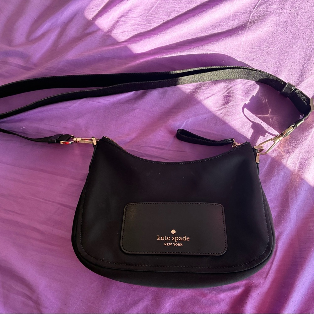 Kate Spade Black Nylon Crossbody Bag